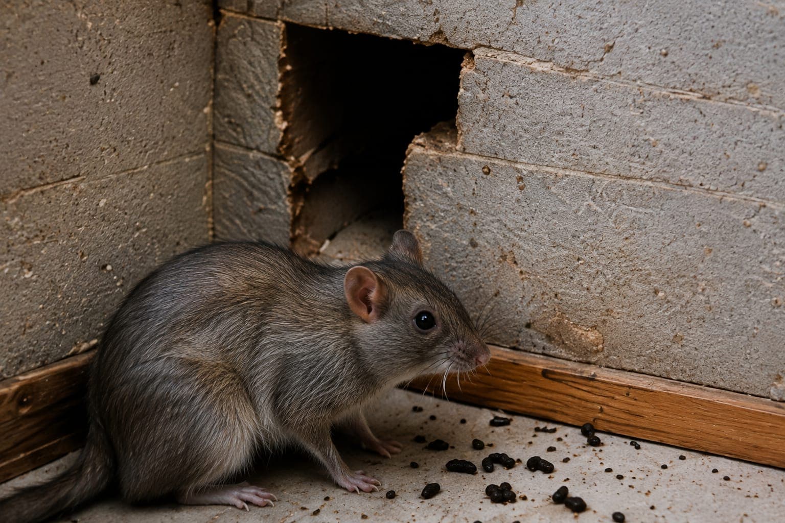 Rodent Control in Chennai before treatment in Chennai